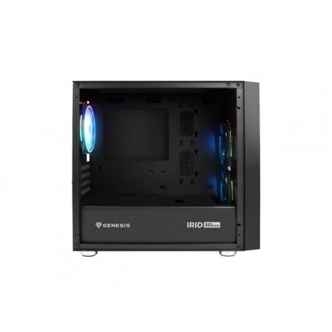 Кутия за компютър Genesis PC Case Irid 353 ARGB MATX Mini Tower Window - NPC-1520