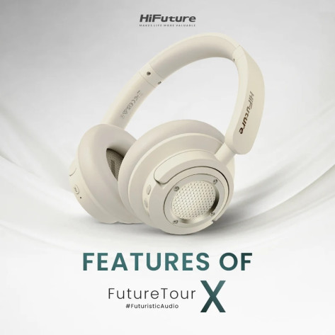 Слушалки HiFuture FutureTour X Champagne Gold - 6972576182210