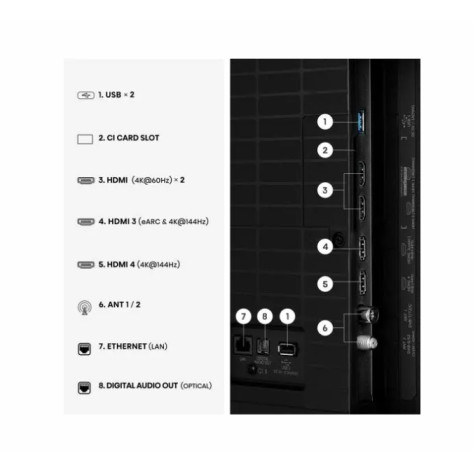 Телевизор Hisense 50" U7SE - 50U7SE