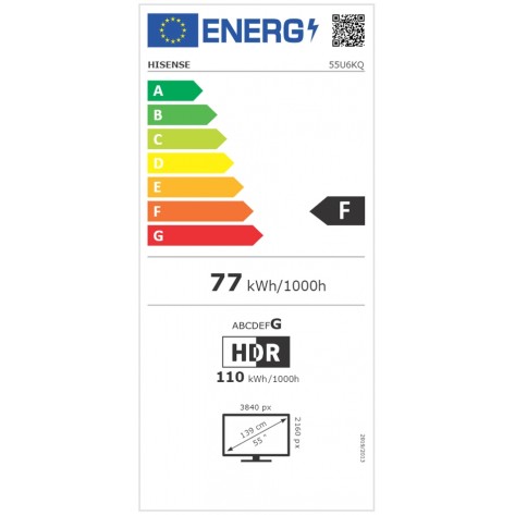 Телевизор Hisense 55" U6KQ