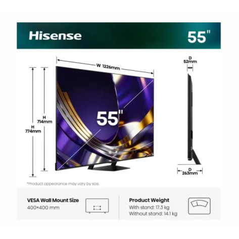 Телевизор Hisense 55"U7S Pro - 55U7S_PRO