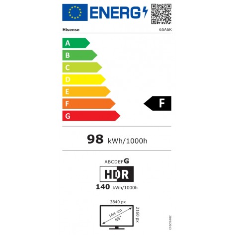 Телевизор Hisense 65" A6K - 65A6K