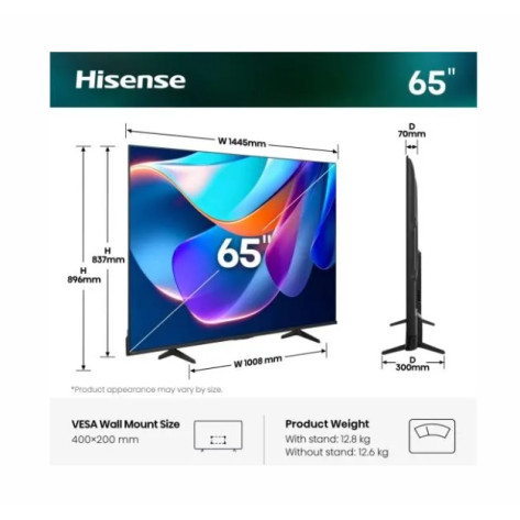 Телевизор Hisense 65" A6S - 65A6S