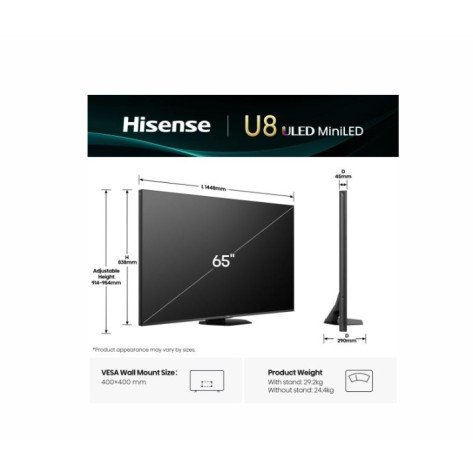 Телевизор Hisense 65" U8Q