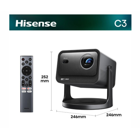 Мултимедиен проектор Hisense C3 Smart mini Laser Projector - 20017736