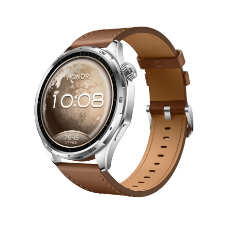 Часовник Honor Watch 6 Standard BT 32MB+4GB Twilight Brown Brown Leather Strap EU Version - 6942785105256