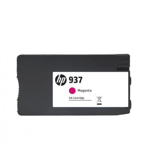 Мастилница HP 937 Magenta Original Ink Cartridge - 4S6W3NE