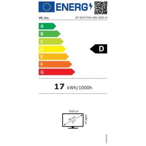 Монитор HP M27f FHD 27" Monitor - 2G3D3E9