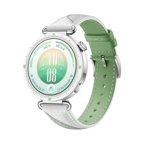 Часовник Huawei Watch GT 7  Konsu-B39LG White and Green Composite Leather - 6942711308690