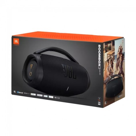 Тонколони JBL Boombox 3 BLK Wi-Fi and Bluetooth portable speaker - JBLBB3WIFIBLKEP