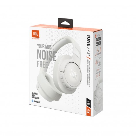 Слушалки JBL T770NC WHT HEADPHONES - JBLT770NCWHT