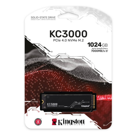 Твърд диск Kingston KC3000 1TB Gen 4 - SKC3000S/1024G