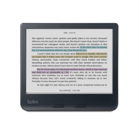 Четец за Е-книги Kobo Libra Colour e-Book Reader - N428-KU-BK-K-CK