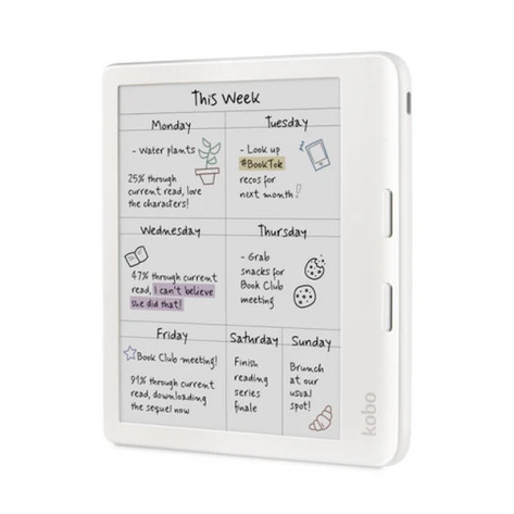 Четец за Е-книги Kobo Libra Colour e-Book Reader - N428-KU-WH-K-CK