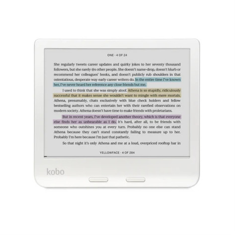 Четец за Е-книги Kobo Libra Colour e-Book Reader - N428-KU-WH-K-CK