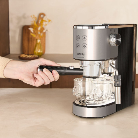 Кафемашина Krups XP499EE0 Esp Virtuoso+Autotamping Eu - XP499EE0