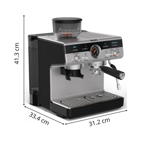 Кафемашина Krups XP804T10 Esp Pump+Grinder Precision Plus - XP804T10