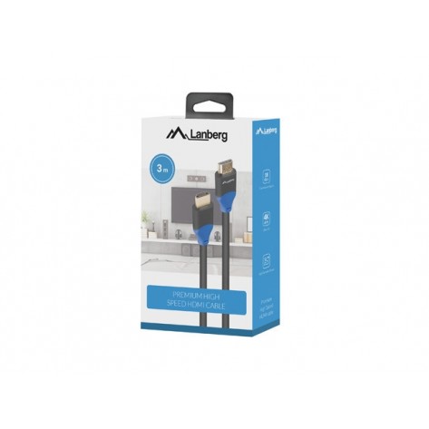 Кабел Lanberg HDMI M - CA-HDMI-15CU-0030-BK