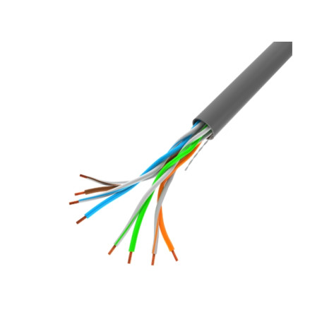 Кабел Lanberg LAN cable CAT.5E UTP 305m solid CU fluke passed - LCU5-12CU-0305-S