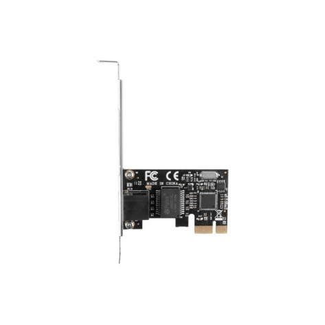 Мрежова карта Lanberg network interface card PCI-express gigabit ethernet RTL8111C low profile - PCE-1GB-201