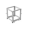 Комуникационен шкаф Lanberg open rack 19" 12U 600x600-1100 adjustable - OR01-6112-S