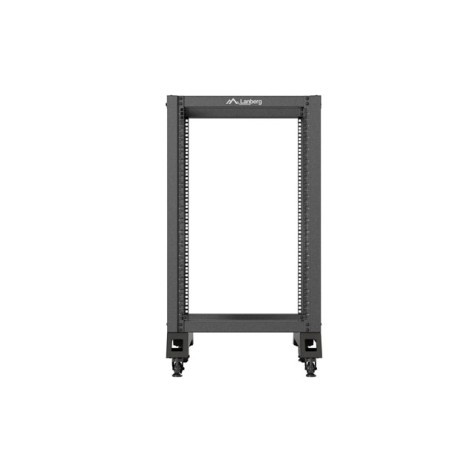 Комуникационен шкаф Lanberg open rack 19" 18U 600x800 black - OR01-6818-B