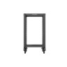 Комуникационен шкаф Lanberg open rack 19" 18U 600x800 black - OR01-6818-B