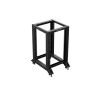 Комуникационен шкаф Lanberg open rack 19" 18U 600x800 black - OR01-6818-B