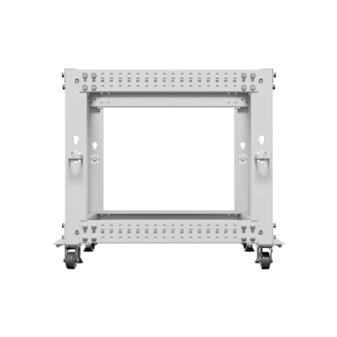 Комуникационен шкаф Lanberg open rack 19" 9U 600x600-1100 adjustable - OR01-6109-S