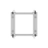 Комуникационен шкаф Lanberg open rack 19" 9U 600x600-1100 adjustable - OR01-6109-S