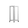 Комуникационен шкаф Lanberg open rack 27U  600x800 - OR01-6827-S