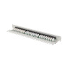 Пач панел Lanberg patch panel 24 port 1U 19" CAT.6a utp with cable organizer grey - PPUA-1124-S