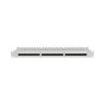 Пач панел Lanberg patch panel 24 port 1U 19" CAT.6a utp with cable organizer grey - PPUA-1124-S