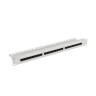 Пач панел Lanberg patch panel 24 port 1U 19" CAT.6a utp with cable organizer grey - PPUA-1124-S