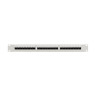 Пач панел Lanberg patch panel 24 port 1U 19" CAT.6a utp with cable organizer grey - PPUA-1124-S