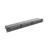 Пач панел Lanberg patch panel 24 port 1U CAT.5E shielded - PPS5-1024-B