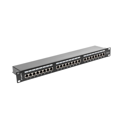 Пач панел Lanberg patch panel 24 port 1U CAT.6 shielded - PPS6-1024-B