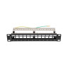 Пач панел Lanberg patch panel blank 12 port 1U 10" ftp for keystone modules black v2 - PPKS-9212-B