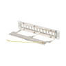 Пач панел Lanberg patch panel blank 12 port 1U 10" ftp for keystone modules grey v2 - PPKS-9212-S