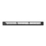 Пач панел Lanberg patch panel blank 24 port 1U with organizer for keystone modules - PPKS-1124-B