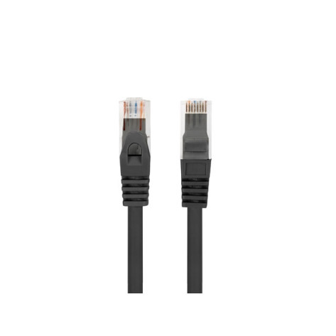 Кабел Lanberg patchcord CAT.6 utp lszh cu 5m black fluke passed - PCU6-10CU-0500-BK
