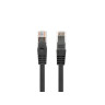Кабел Lanberg patchcord CAT.6 utp lszh cu 5m black fluke passed - PCU6-10CU-0500-BK