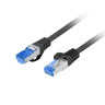 Кабел Lanberg patchcord CAT.6a s - PCF6A-10CC-0500-BK