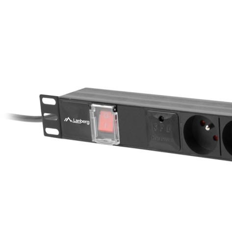 Разклонител Lanberg power distribution unit  - PDU-05E-0200-IEC-BK