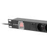 Разклонител Lanberg power distribution unit  - PDU-05E-0200-IEC-BK