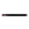 Разклонител Lanberg power distribution unit  - PDU-08E-0200-BK