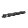 Разклонител Lanberg power distribution unit  - PDU-08I-0200-C20-BK