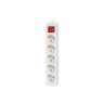 Разклонител Lanberg power strip 3m 5x Schuko outlets with circuit breaker quality-grade copper cable - PS1-05F-0300-W