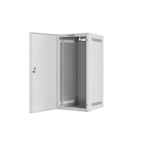 Комуникационен шкаф Lanberg rack cabinet 10" wall-mount 12U - WF10-2312-00S