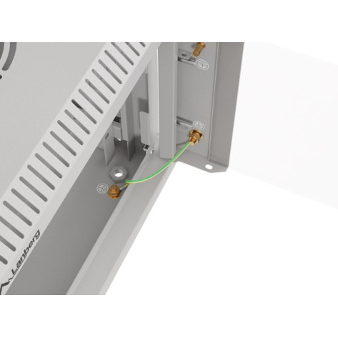Комуникационен шкаф Lanberg rack cabinet 10" wall-mount 6U - WF11-3306-10S